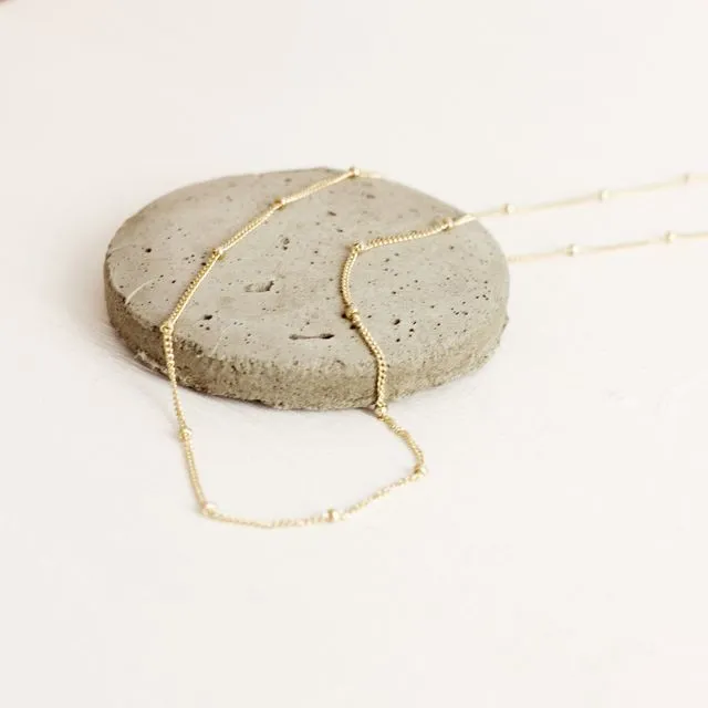 Satellite Chain Necklace (Gold or Silver)