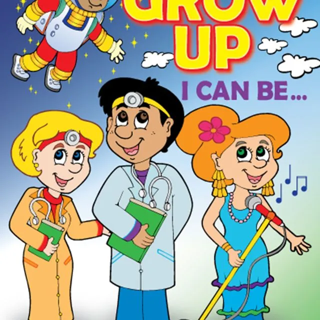 When I Grow Up Travel Tablet Coloring Book (12 Pack)