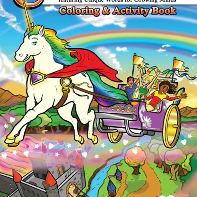 Unicorns Travel Tablet Coloring Book (12 Pack)