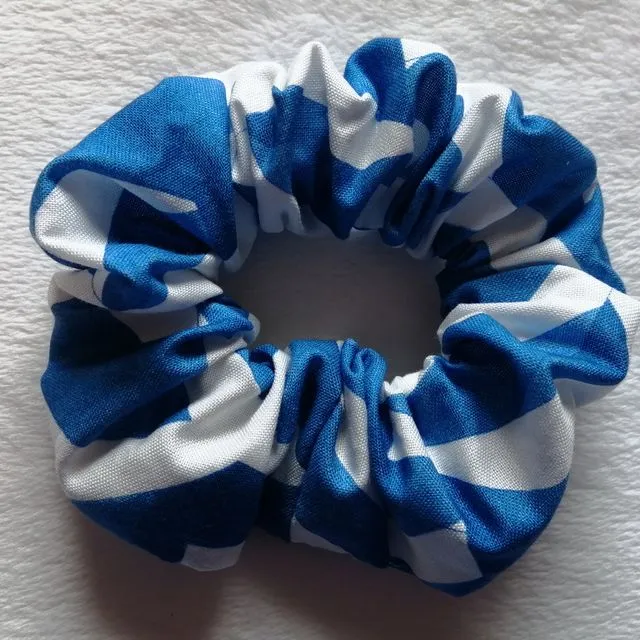 Saltire Scrunchie, Scottish flag scrunchie
