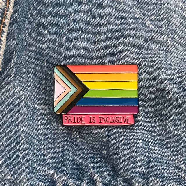 Pride Is Inclusive Enamel Pin