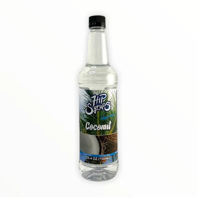 Coconut Sugar Free Hand Crafted Flavored Syrup Case of 6