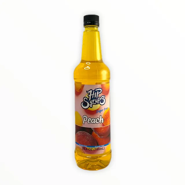 Peach Sugar Free Hand Crafted Flavored Syrup Case of 6
