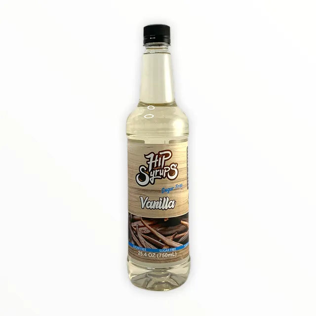Vanilla Bean Hand Crafted Sugar Free Coffee Syrup Case of 6