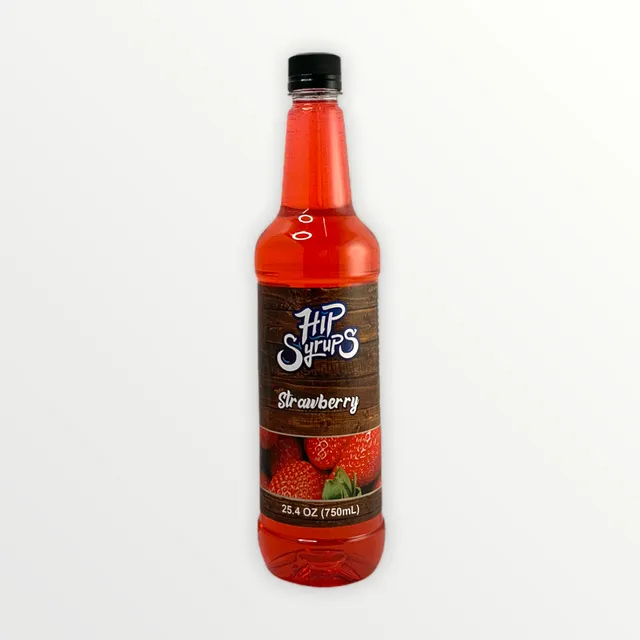 Strawberry Hand Crafted Flavored Syrup Case of 6