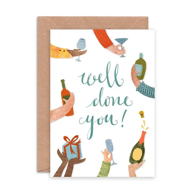 Well Done You Single Greeting Card (Case of 6)