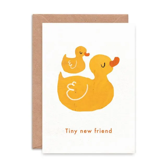 Tiny New Friend Greeting Card (Case of 6)
