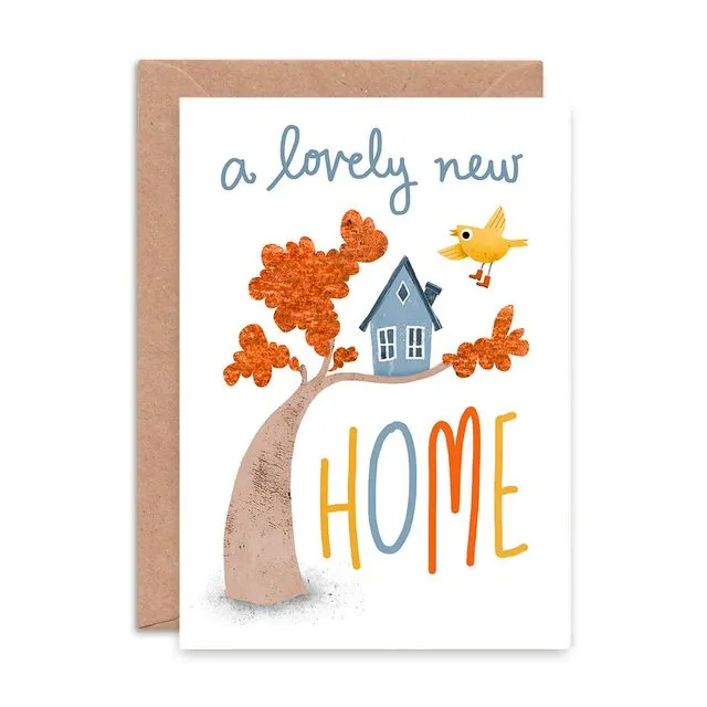 Lovely New Home Single Greeting Card (Case of 6)