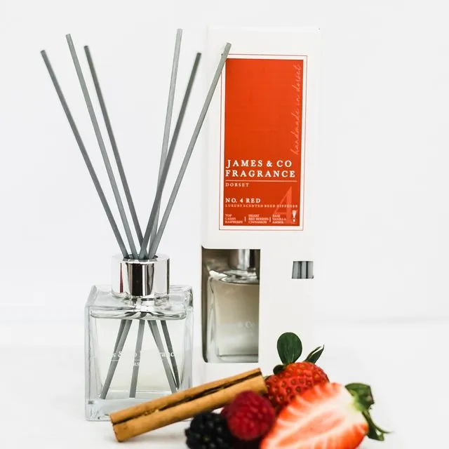 No. 4 Red 100ml Reed Diffuser