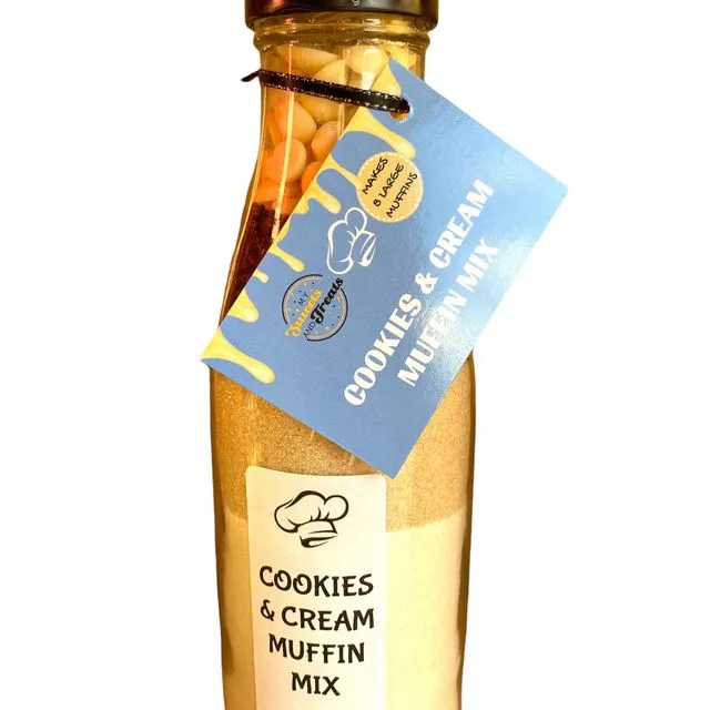 Cookies and Cream Muffin Mix Bottle