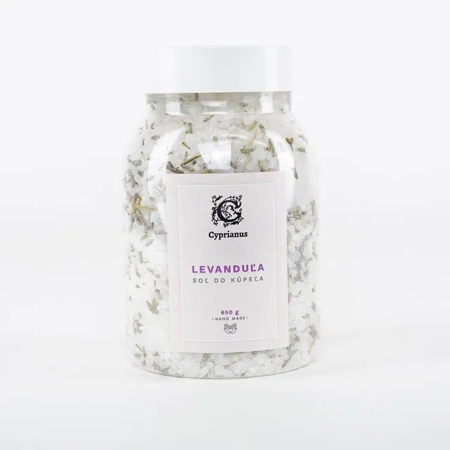 Organic Lavender Bath Sea Salt 650g