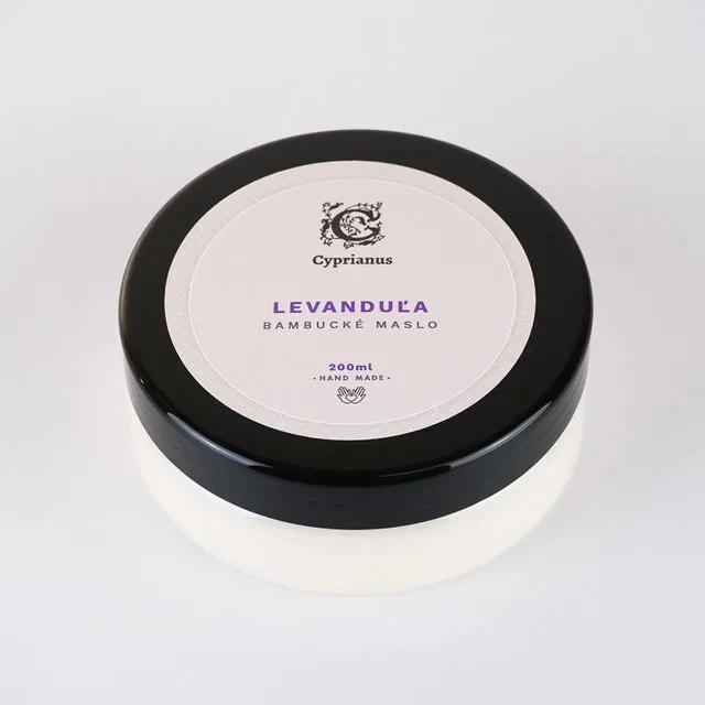 Organic Lavender Shea Butter powered by Vitamin E 200g