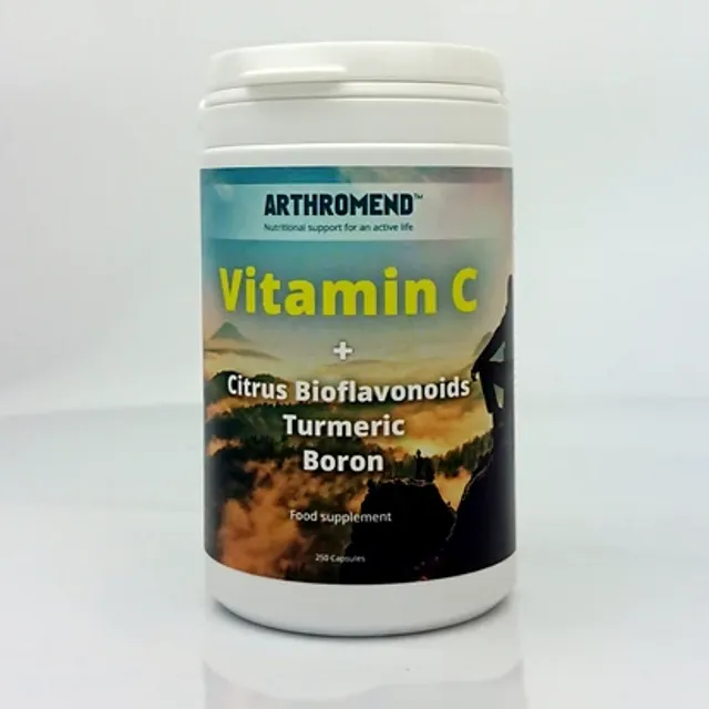 Arthromend™ - Vitamin C with Bioflavonoids, Turmeric & Boron Tub (250 Capsules)