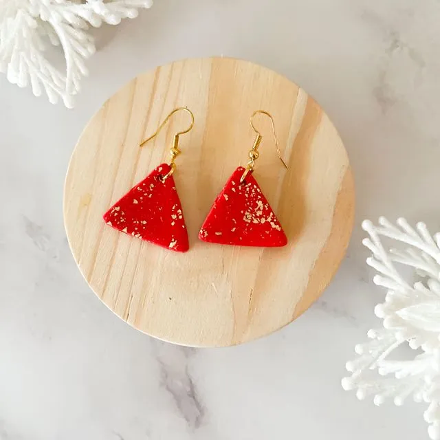 Christmas Triangle - Red