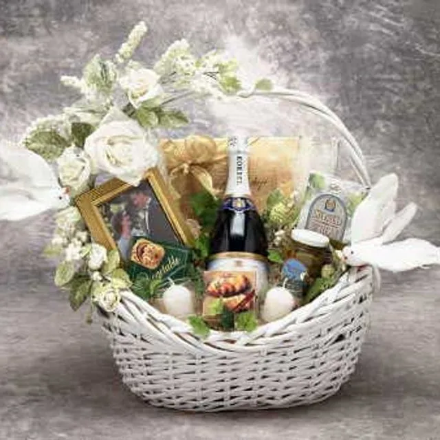 Wedding Wishes Gift Basket - Medium