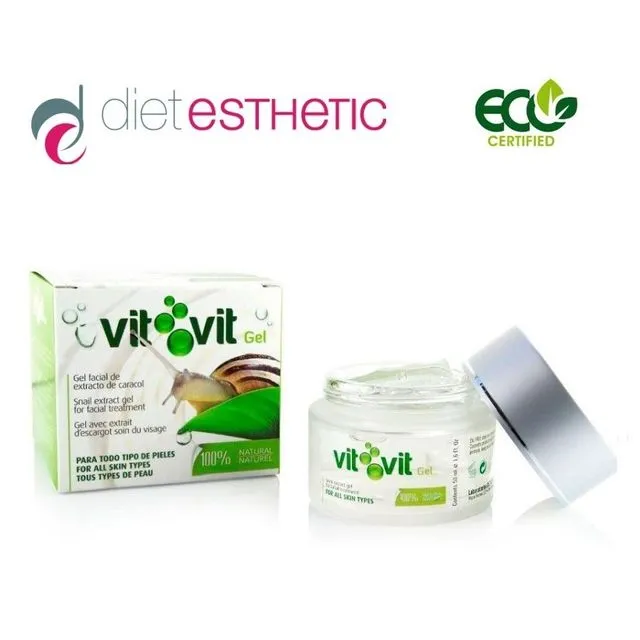 VIT VIT - 100% Snail Extract Face Gel - For All Skin Types, Esecially Sensitive, 50 ml