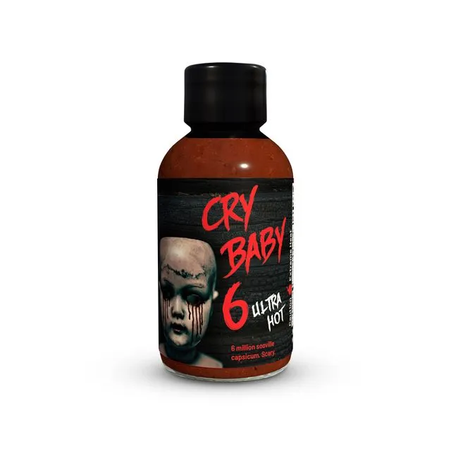 Cry Baby 6 Super Ultra Hot Sauce