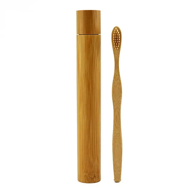 Bamboo Toothbrush & "Tube" Box