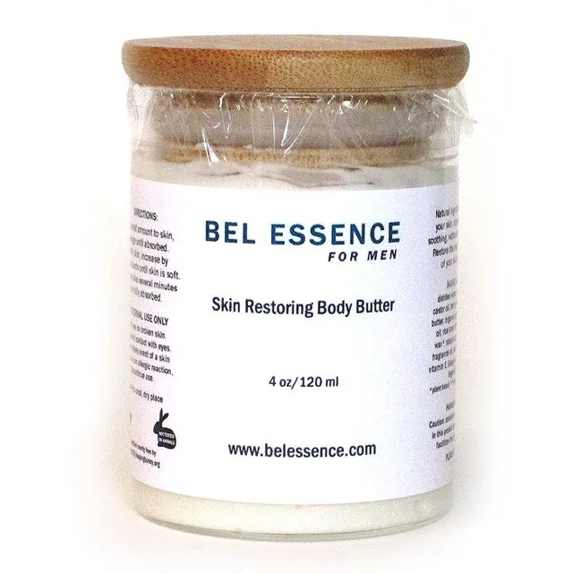 For Men: Skin Restoring Body Butter Cream, Skin Soothing and Deep Hydrating Formula