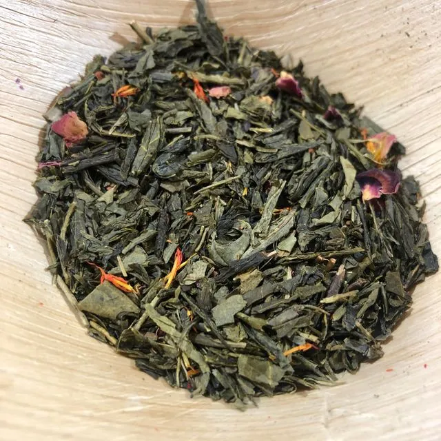 Ndate Yalla 100g - safflower &amp; rose green tea