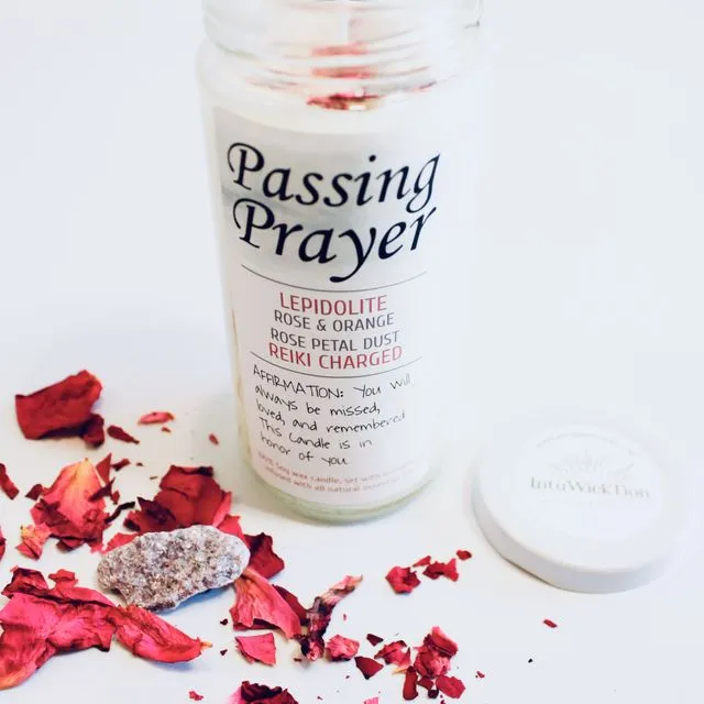 8oz Glass Jar- Passing Prayer