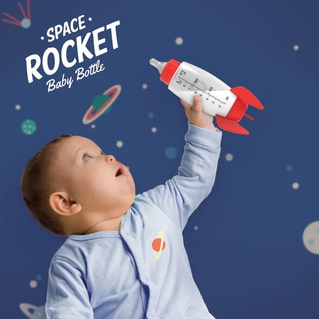 Space Rocket Baby Bottle