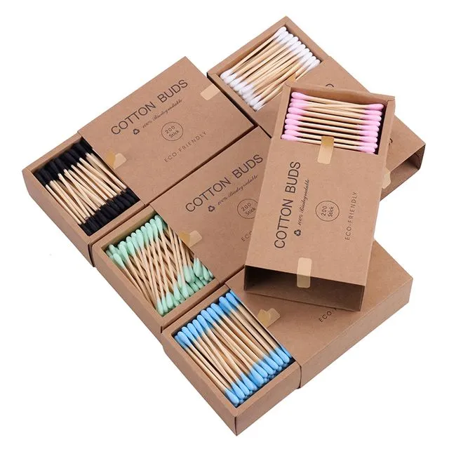 Bamboo Cotton Swabs | Eco-friendly