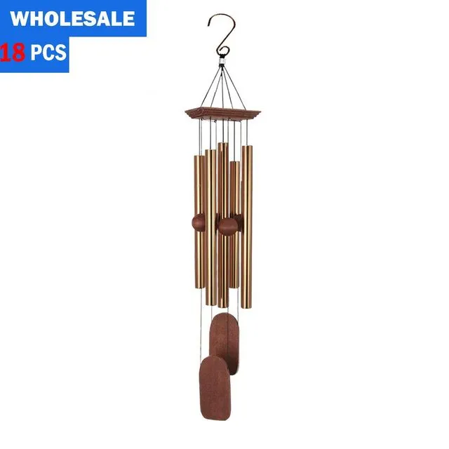 Wholesale-Deep Tuned Series Wind Chimes- 5 Tuned Tubes 36 Inch Bronze-18 PCS/Case