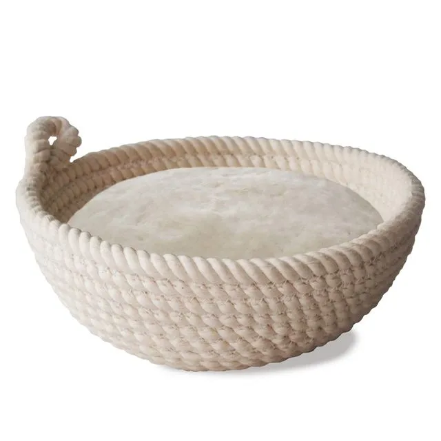 9-inch Round Cotton Banneton Bread Proofing Basket for Artisan Bakers