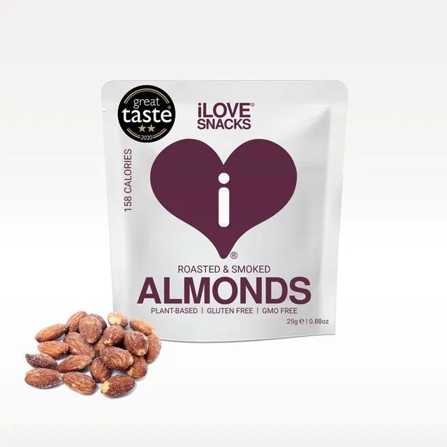 Smoked Almonds 20 x 25g