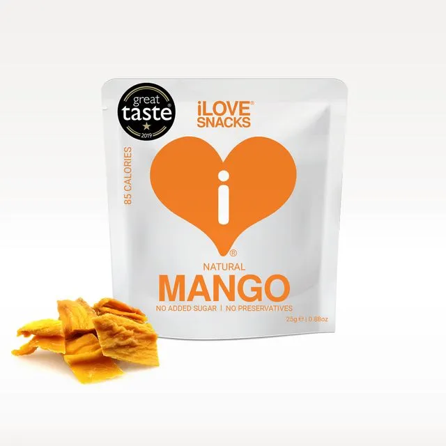 Gently Dehydrated Mango 20 x 25g