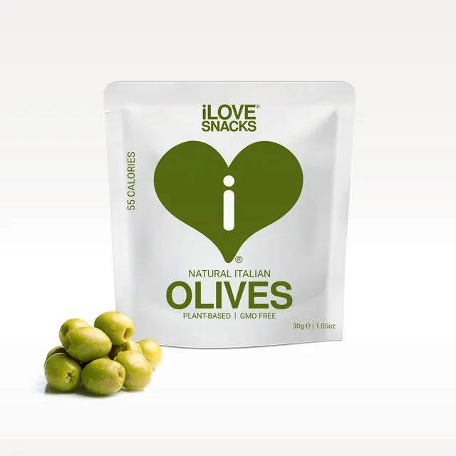 Natural Italian Olives 20 x 30g