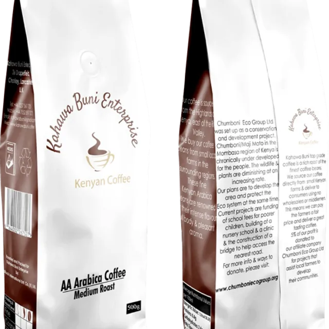 AA grade Kenyan coffee, beans 500g