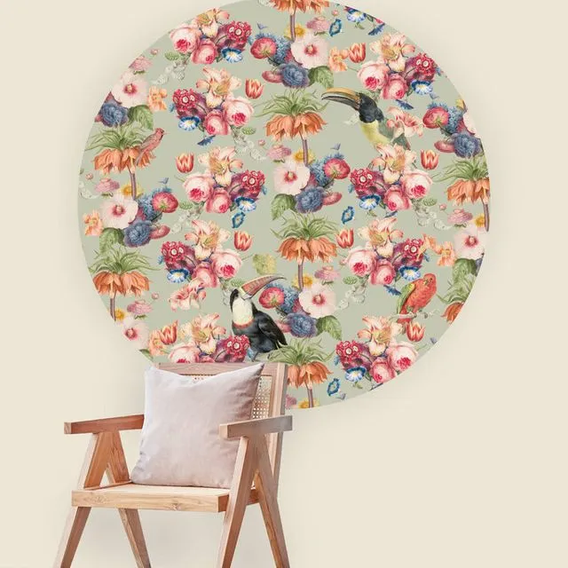 Creative Lab Amsterdam Once upon a time Wallpaper circle 95 cm diameter