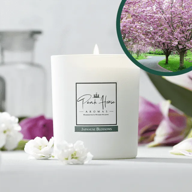 Japanese Blossoms Scented Candle
