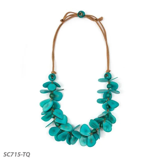 SC715-TQ Mariposa Necklace Turquoise