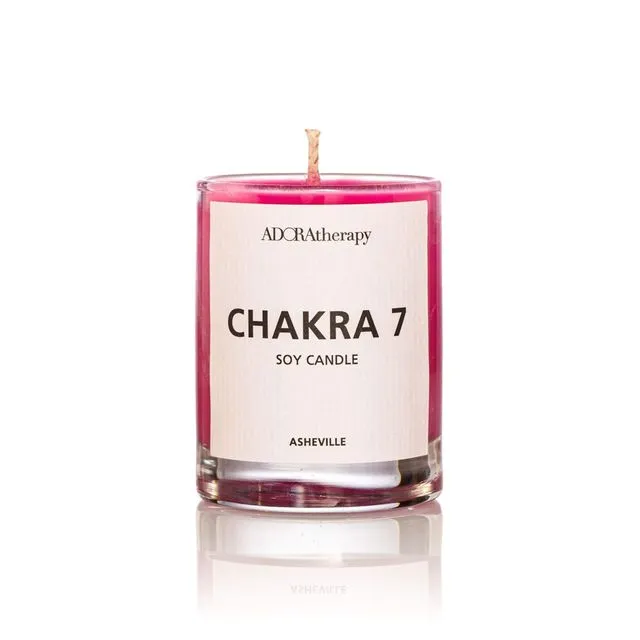 Adoratherapy Crown Chakra Meditation Candle