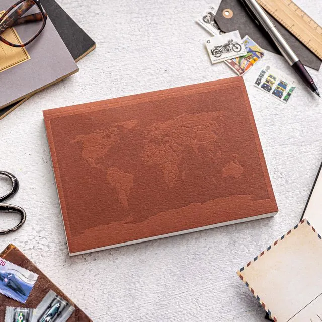 Recycled Paper Travel Journal