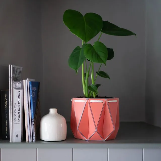 Origami Self-Watering Eco Plant Pot - 18cm | Coral Pot