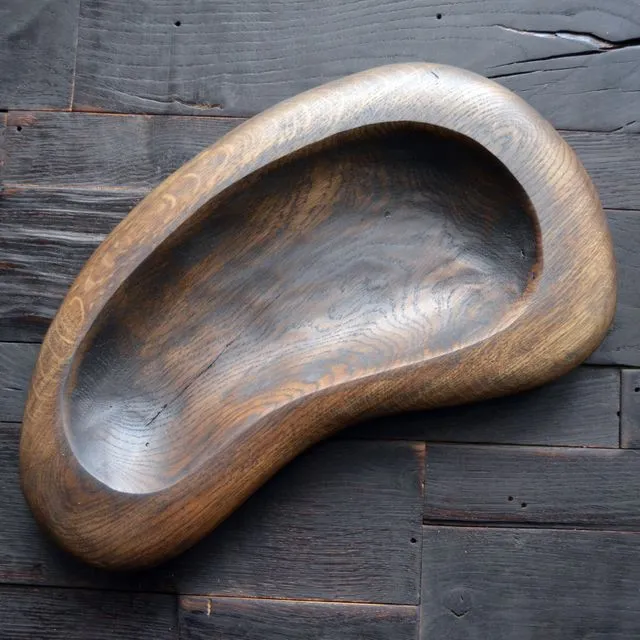 ‘SHE Design’ large oak handmade decorative plate