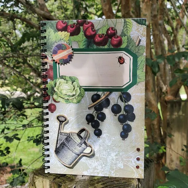 Vintage Style Garden Themed Journal