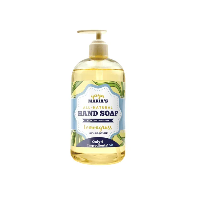 Natural Lemongrass Hand Soap 16 FL OZ (473 ml)