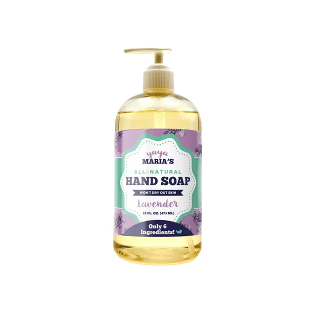 Natural Lavender Hand Soap 16 FL OZ (473 ml)
