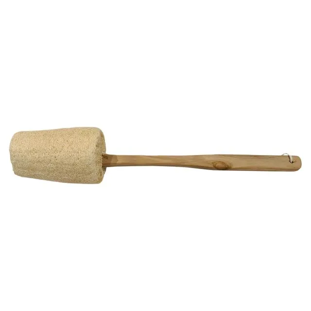 Vie Naturals Large Loofah with Wooden Handle