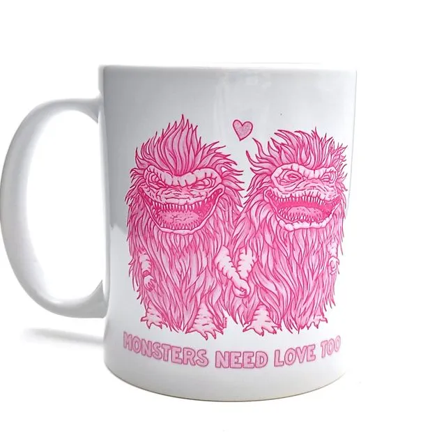 Ceramic Mug Monsters need love too, inspired by The Critters and 90s horror lovers