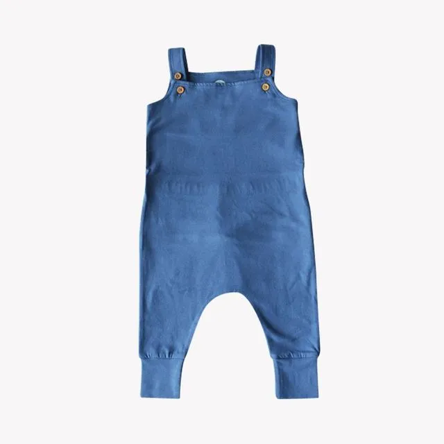'Grow With Me' Dungarees - Midnight