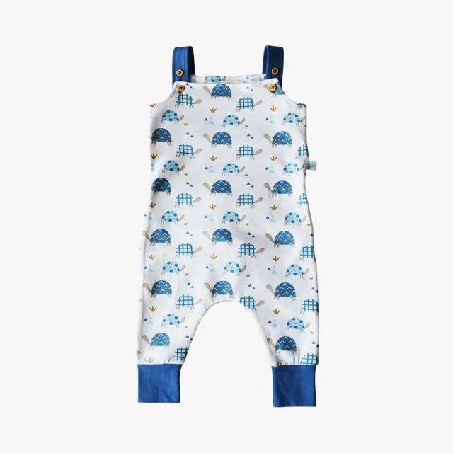 'Grow With Me' Dungarees-Toby Tortoise