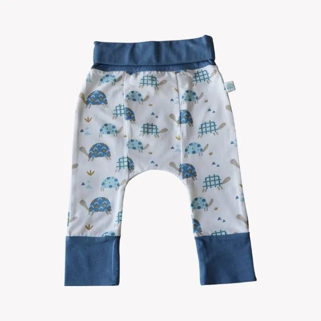 'Grow With Me' Harem Pants - Toby Tortoise - 18-24 Months