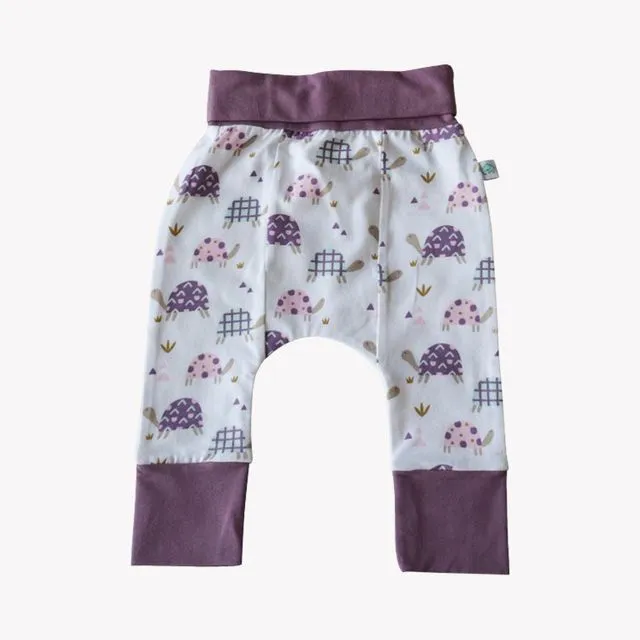 'Grow With Me' Harem Pants - Tilly Tortoise - 12-18 Months