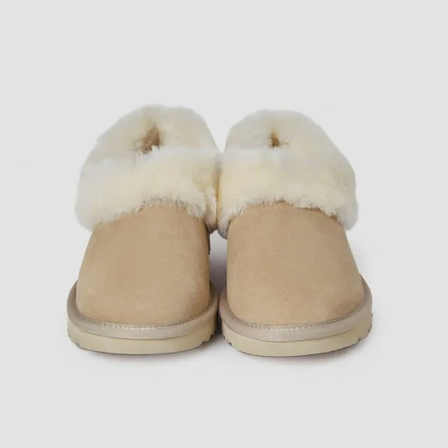 Fluffy Slip-on Snow Boots - SAND